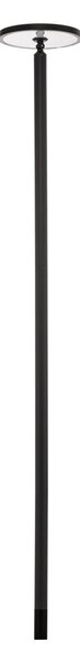Zewnętrzna Lampa Lucande, Akito, czarny, aluminium, nowoczesny