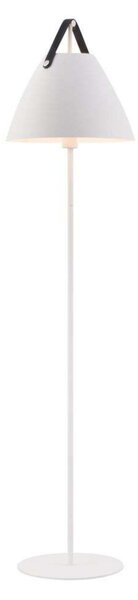 Lampa Podłogowa DFTP by Nordlux, Strap, biały, salon, metal, skandynawski
