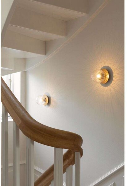Lampa Ścienna Nuura Aps, Liila, ściemnialny, złoty | mosiężny, łazienka, metal, skandynawski