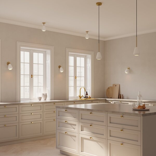 Lampa Wisząca Nuura Aps, Anoli Spot, ściemnialny, biały, salon, metal, skandynawski