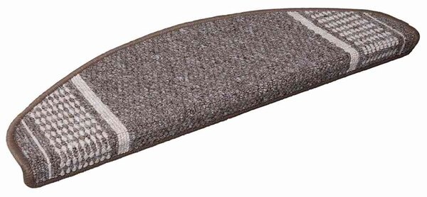 Samoprzylepne maty na schody 15 pcs Brązowy 65 x 21 x 4 cm