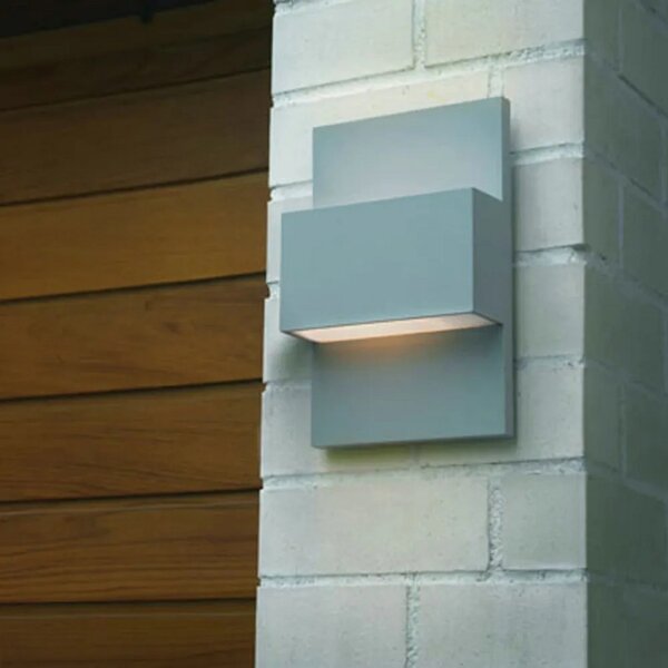 Zewnętrzna Lampa Norlys, metaliczny, taras, aluminium