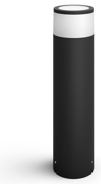 Zewnętrzna Lampa Philips Hue, Calla, ściemnialny, czarny, metal, nowoczesny