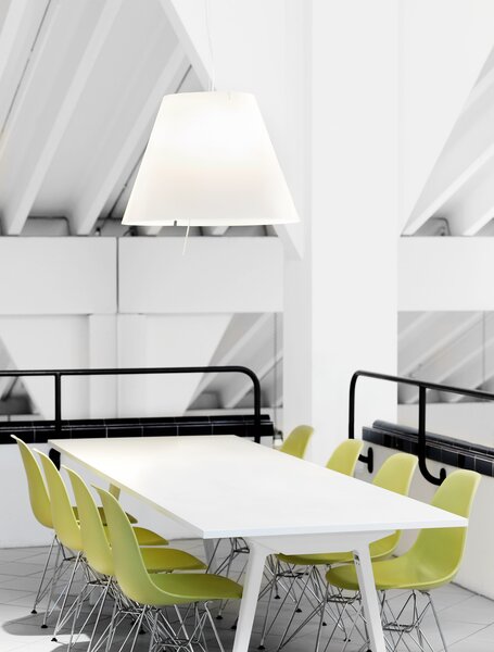Lampa Wisząca Luceplan, ściemnialny, biały, jadalnia, aluminium