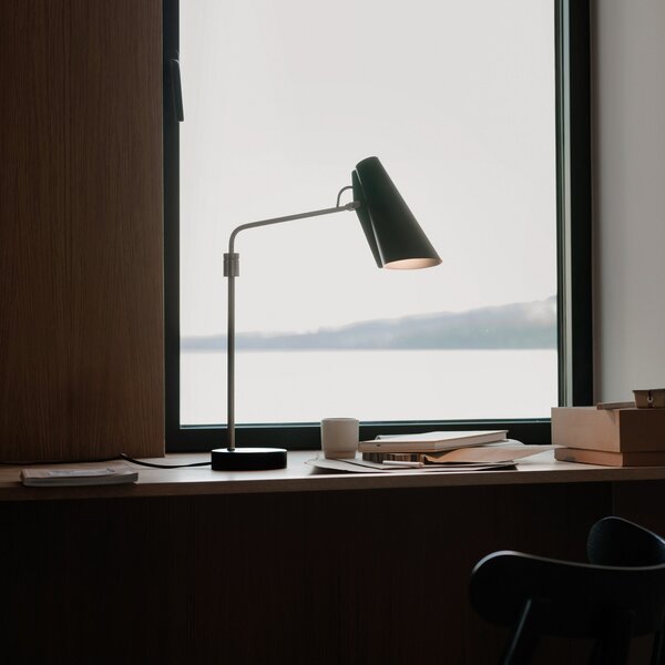 Lampa Stołowa Northern, Birdy Swing, czarny, salon, metal, design