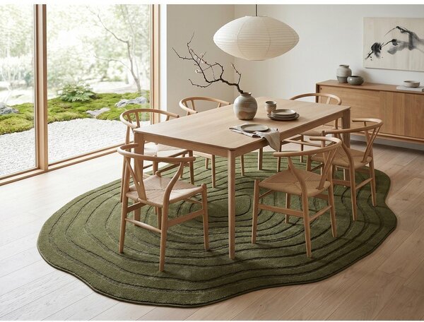 Ciemnozielony dywan 160x230 cm Pebble – ESTE