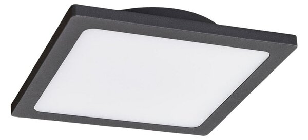 Zewnętrzna Lampa Lucande, Mabella, czarny, taras, aluminium, nowoczesny