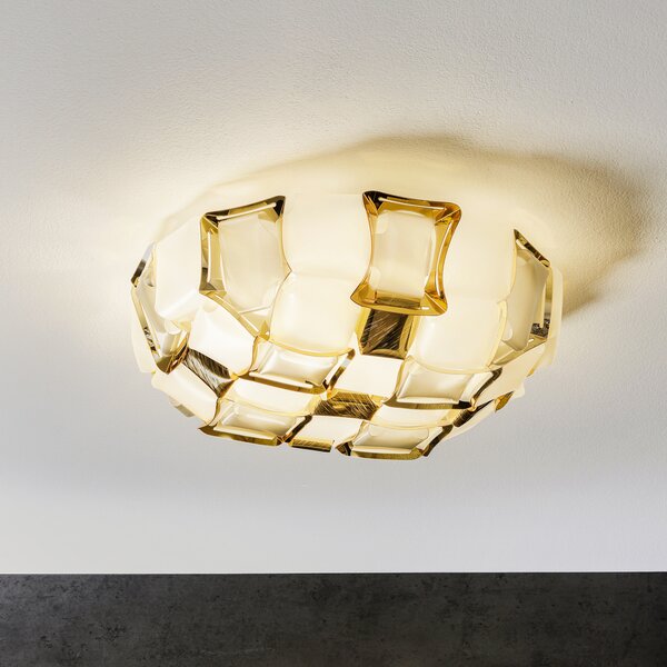 Lampa Ścienna Slamp, Mida, ściemnialny, złoty | mosiężny, salon, tworzywo sztuczne, design