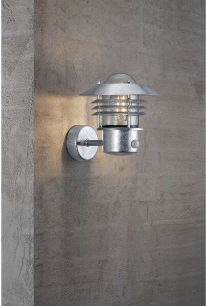 Vejers Lampa Ściennaw/Sensor Galvanised - Nordlux