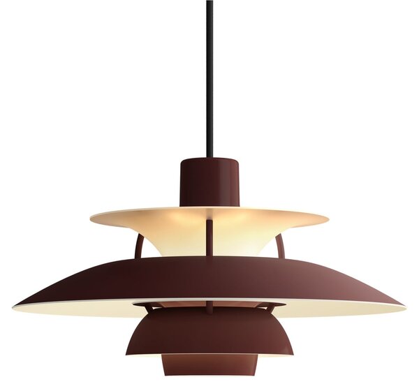 Lampa Wisząca Louis Poulsen, czerwony, salon, metal