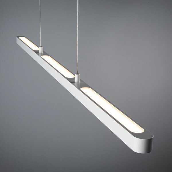 Lampa Wisząca Paulmann, Lento, ściemnialny, biały, salon, metal, nowoczesny