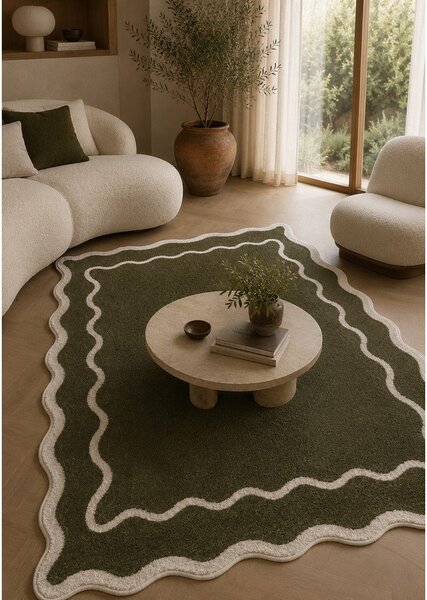 Ciemnozielony dywan 120x170 cm Dolce – ESTE
