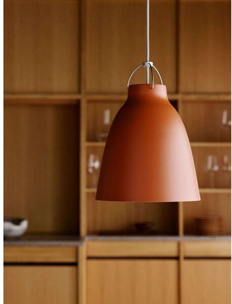 Lampa Wisząca FRITZ HANSEN, czerwony, salon, metal