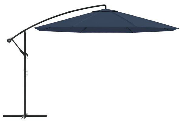 Parasol na wysięgniku 3,5 m, niebieski