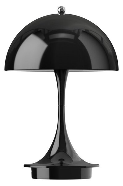 Zewnętrzna Lampa Louis Poulsen, Panthella Portable, ściemnialny, czarny, balkon, tworzywo sztuczne, design