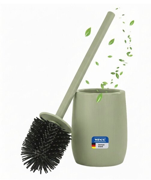 Zielona szczotka do WC ceramiczna Fablo – Wenko
