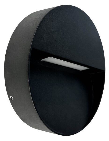 Zewnętrzna Lampa Dyberg Larsen, Pluto, czarny, aluminium, design