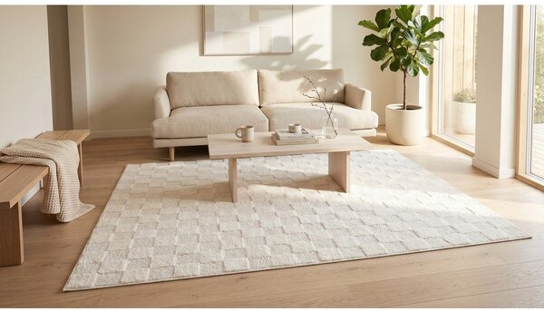 Kremowy dywan 120x170 cm Mosaic – ESTE