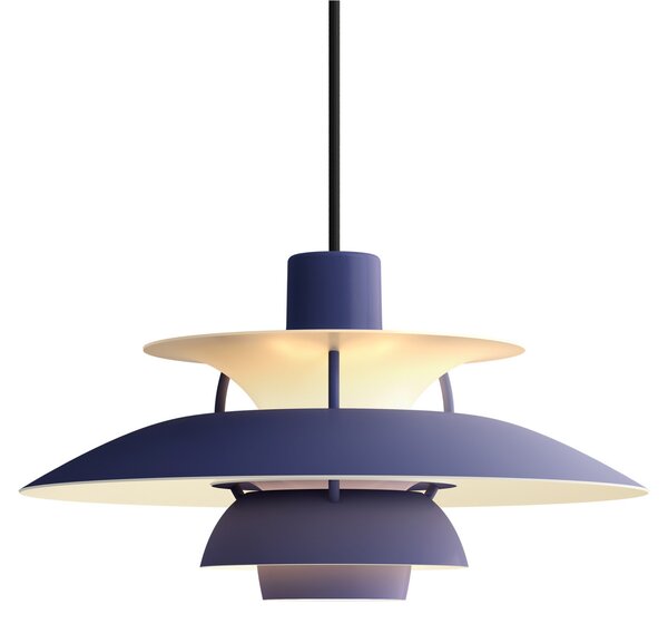 Lampa Wisząca Louis Poulsen, niebieski, salon, metal