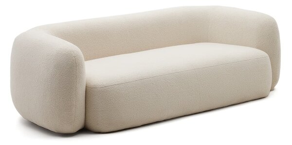 Kremowa sofa z materiału bouclé 246 cm Martina – Kave Home