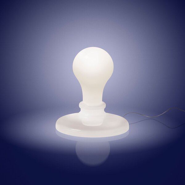 Lampa Stołowa Foscarini, White Light, ściemnialny, biały, salon, szkło, design