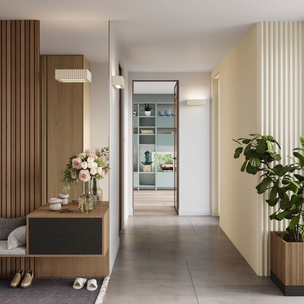 Beżowy kinkiet ceramiczny Rivena – Sollux