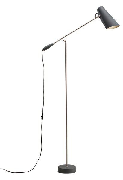 Lampa Podłogowa Northern, Birdy, szary, salon, metal, design