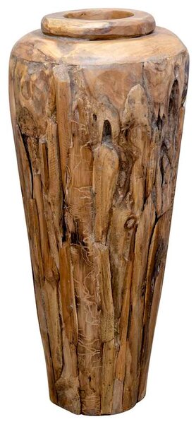 Wazon dekoracyjny, 40x100 cm, lite drewno tekowe