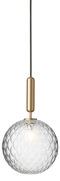 Lampa Wisząca Nuura Aps, Miira 1 Large, ściemnialny, złoty | mosiężny, salon, szkło, design