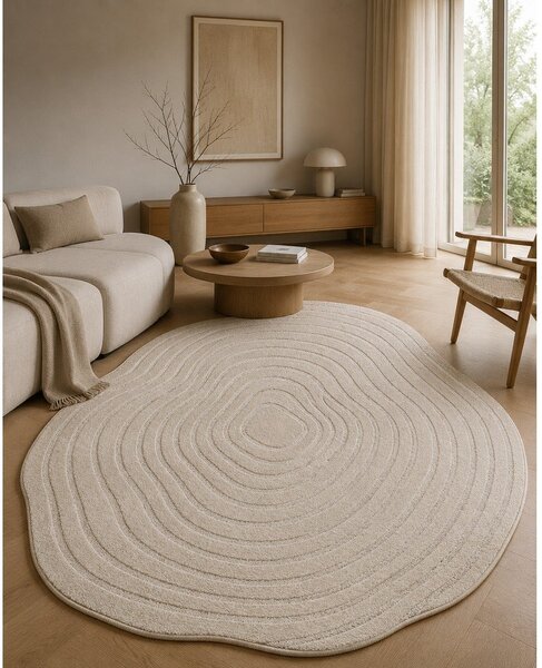 Beżowy dywan 160x230 cm Pebble – ESTE