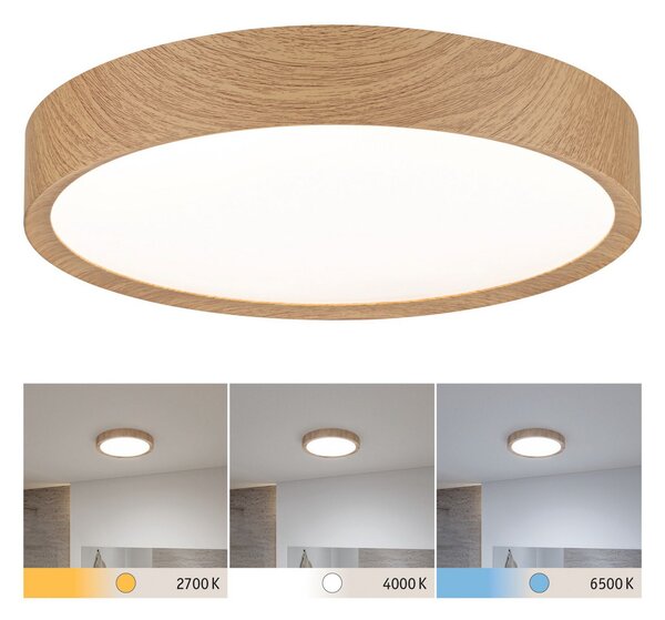 Lampa Sufitowa Paulmann, Tega, drewniany, łazienka, tworzywo sztuczne, nowoczesny
