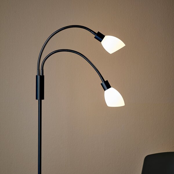 Lampa Podłogowa Herstal, biały, salon, metal