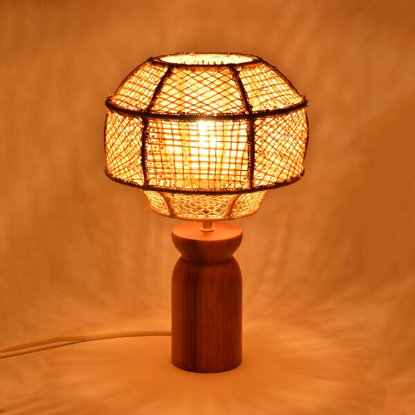 Lampa Stołowa MARKET SET, Odyssée, drewniany, salon, drewno, design