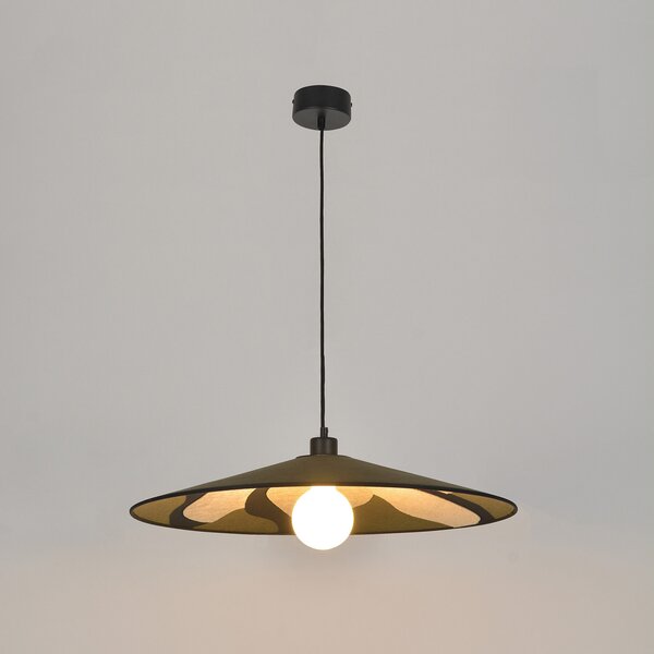 Lampa Wisząca MARKET SET, Sonia Laudet, ściemnialny, zielony, salon, tkanina | tekstylia, design
