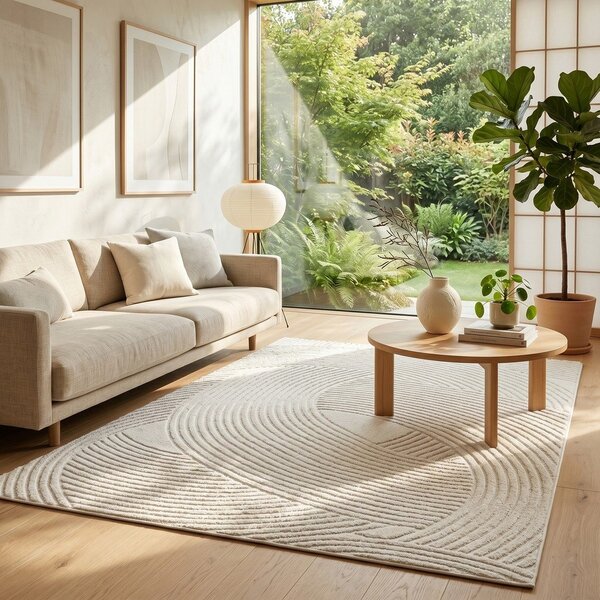 Kremowy dywan 120x170 cm Zephyr – ESTE
