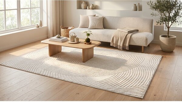 Kremowy dywan 120x170 cm Zephyr – ESTE