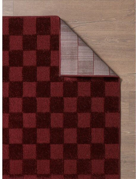 Bordowy dywan 160x230 cm Mosaic – ESTE