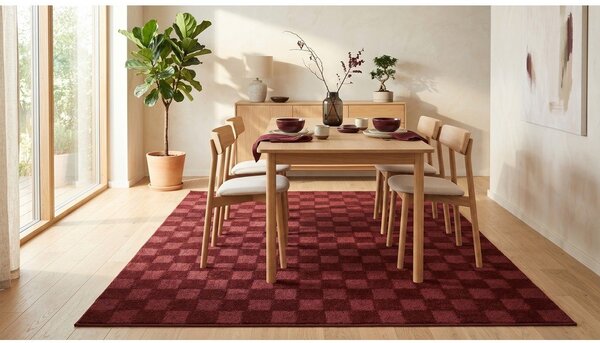 Bordowy dywan 160x230 cm Mosaic – ESTE