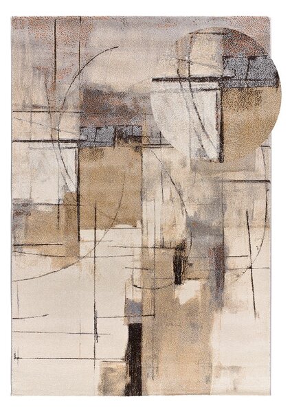 Szaro-beżowy dywan 133x190 cm Beruti – Universal