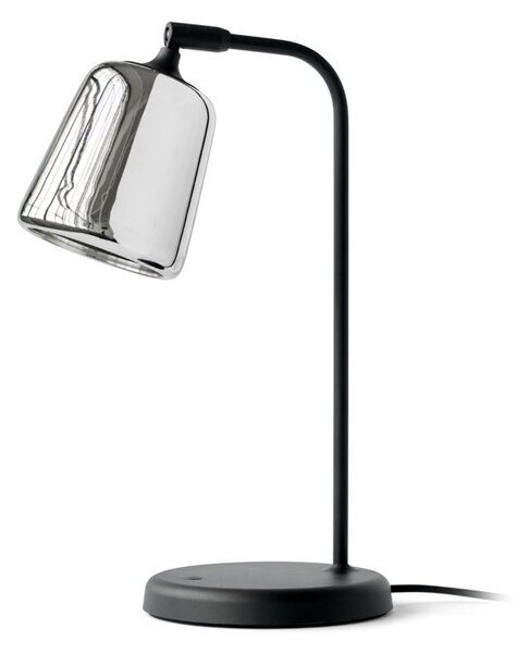 Lampa Stołowa New Works, Material New Edition, ściemnialny, czarny, salon, metal, design