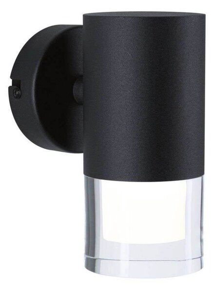 Kame Kinkiet/Lampa sufitowa IP44 Signal Black - Paulmann