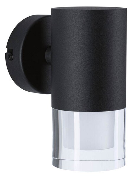 Kame Kinkiet/Lampa sufitowa IP44 Signal Black - Paulmann