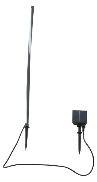 Zewnętrzna Lampa Lindby, Sabiel, czarny, aluminium, nowoczesny