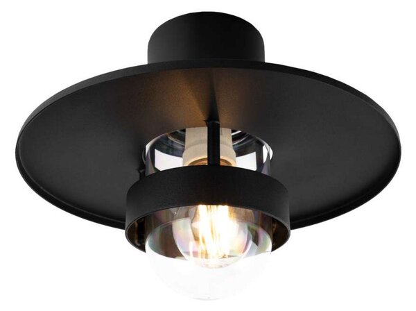 Bergen Zewnętrzna Lampa Sufitowa Czarna - Norlys