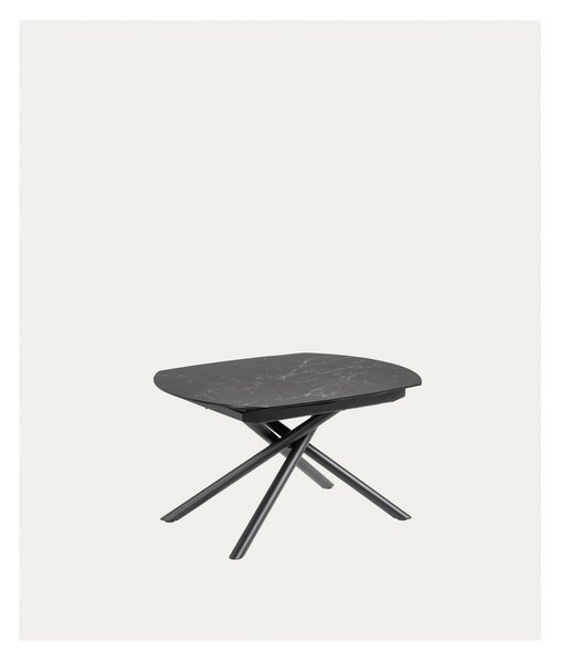 Rozkładany stół z dodatkowym blatem z ceramicznym blatem 100x130 cm Yodalia – Kave Home