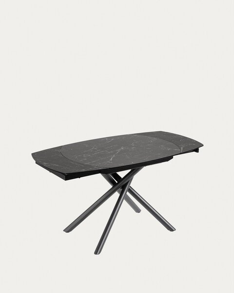 Rozkładany stół z dodatkowym blatem z ceramicznym blatem 100x130 cm Yodalia – Kave Home