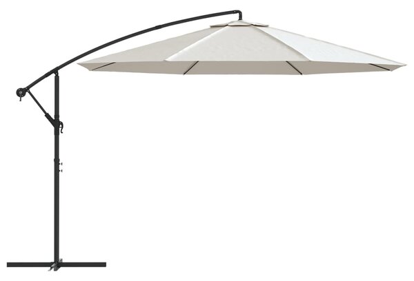 Parasol na wysięgniku 3,5 m, piaskowy