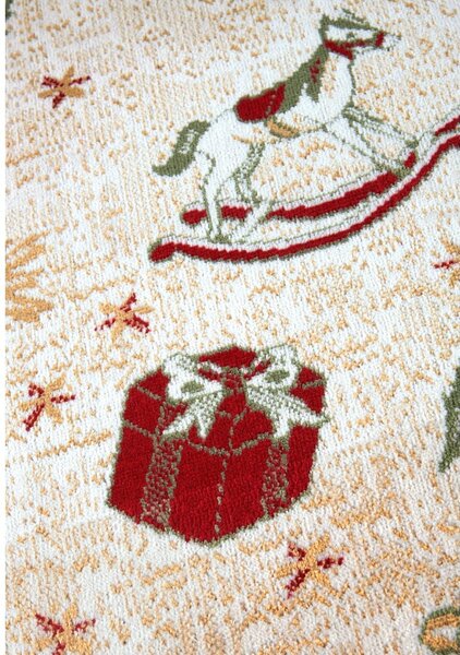 Zielony chodnik z mieszanki bawełny ze świątecznym motywem 80x200 cm Toy's Delight Green Christmas – Villeroy&Boch