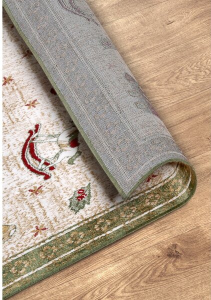Zielony chodnik z mieszanki bawełny ze świątecznym motywem 80x200 cm Toy's Delight Green Christmas – Villeroy&Boch