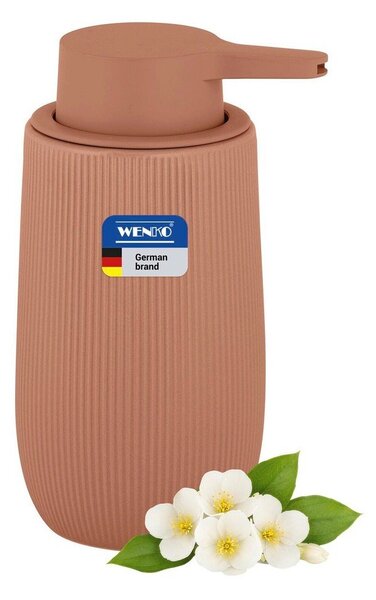 Brązowy plastikowy dozownik do mydła 400 ml Fablo – Wenko